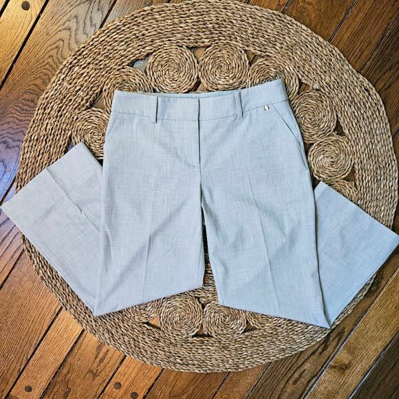 Trina Turk - Gray Cropped Trousers Size 6 - Picture 6 of 9